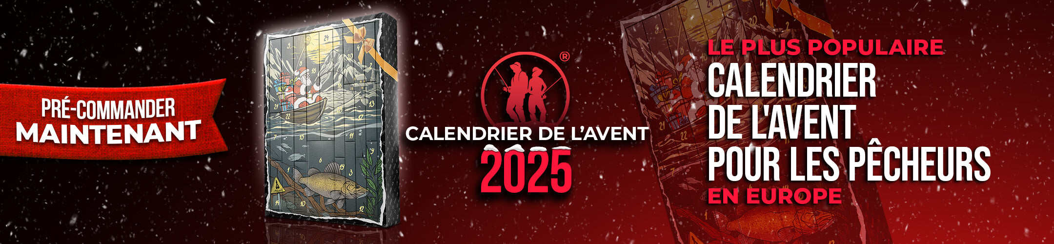 Calendrier de l'Avent pour la pêche